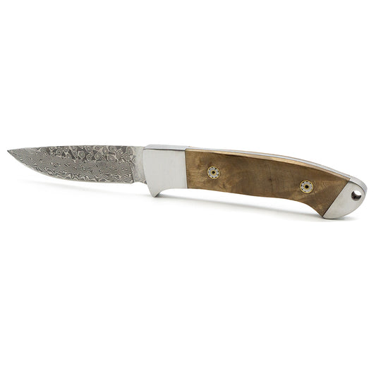 Parforce Damastmesser Wurzelholz
